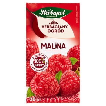 Herbapol Herbaciany Ogród Malina Herbatka owocowo-ziołowa 60 g (20 torebek)