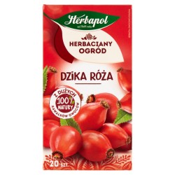 Herbapol Herbaciany Ogród Dzika róża Herbatka owocowo-ziołowa 80 g (20 torebek)
