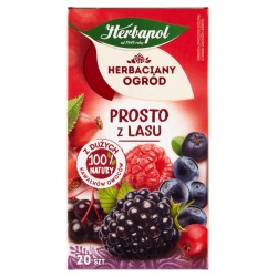 Herbapol Herbaciany Ogród Prosto z lasu Herbatka owocowo-ziołowa 50 g (20 torebek)