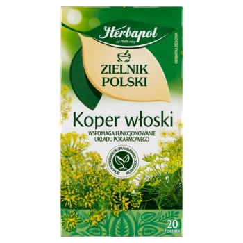Herbapol Zielnik Polski Koper włoski Herbatka ziołowa 40 g (20 torebek)