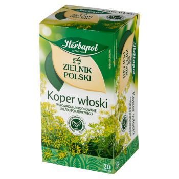 Herbapol Zielnik Polski Koper włoski Herbatka ziołowa 40 g (20 torebek)