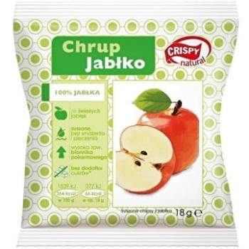 Crispy Natural Suszone chipsy z jabłek 18 g