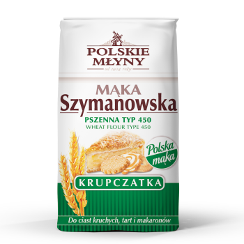 Polskie Młyny Mąka Szymanowska pszenna krupczatka typ 450 1 kg
