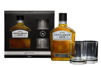 ' Gentelman Jack Gentleman Jack 40% 0,7 l +2 szkl.
