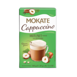 Mokate Cappuccino smak orzechowy 160 g (8 x 20 g)