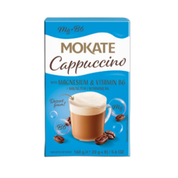 Mokate Cappuccino z magnezem 160 g (8 x 20 g)