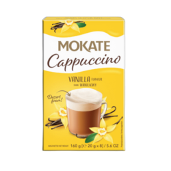 Mokate Cappuccino smak waniliowy 160 g (8 x 20 g)