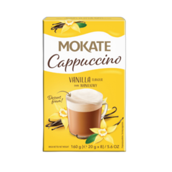Mokate Cappuccino smak waniliowy 160 g (8 x 20 g)
