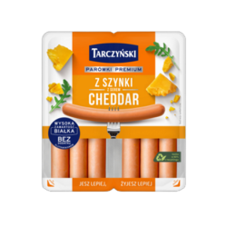 Parówki Z Szynki Z Serem Cheddar 180 G Tarczyński