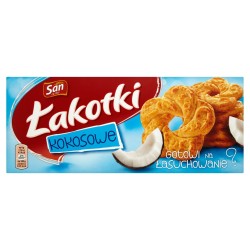 San Łakotki kokosowe Herbatniki 168 g