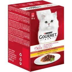 Gourmet Mon Petit Pełnoporcjowa karma dla dorosłych kotów 300 g (6 x 50 g)