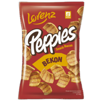 Peppies Chrupki ziemniaczano-pszenne o smaku bekonu 100 g