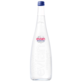 Evian Naturalna Woda Mineralna Gazowana Szkło 750Ml