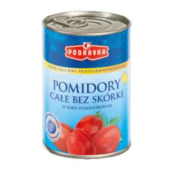 Podravka Pomidory całe bez skórki 400 g