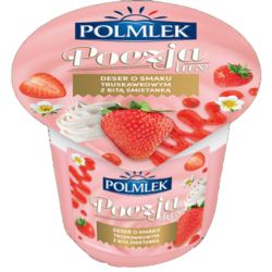 Polmlek deser lux truskawka śmietana waniliowa 180 g
