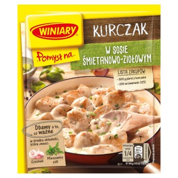 Winiary Pomysł na... Kurczaka w sosie śmietanowo-ziołowym 30 g