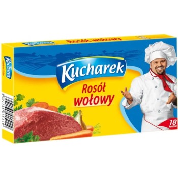 Kucharek Rosół wołowy 180 g (18 kostek)