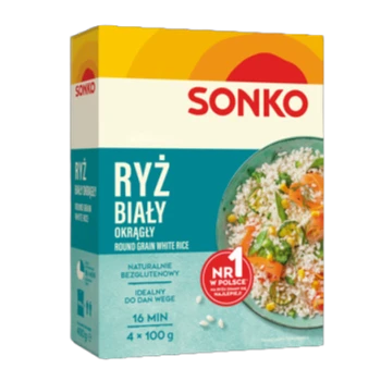 Sonko risana ryż okrągły 4x100 g