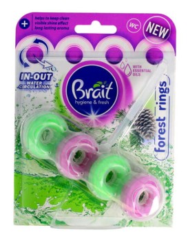 Brait kostka toaletowa 2-fazowa do WC Forest Rings 40 g