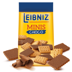 Leibniz Minis Choco Herbatniki w czekoladzie mlecznej 100 g