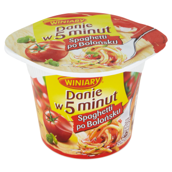 Winiary Danie w 5 minut Spaghetti po bolońsku 61 g