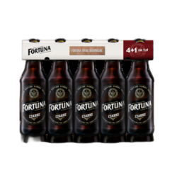 ' Piwo Fortuna Czarne butelka 4x500 ml + 1 za 1 zł
