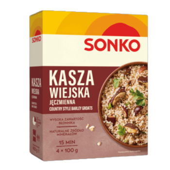 Risana Kasza jęczmienna wiejska 400 g (4 torebki)