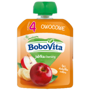 BoboVita Przyjaciele Jabłko banan po 4 miesiącu 80 g