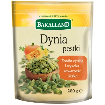 Bakalland Pestki dyni łuskane 200 g