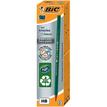 BIC Evolution Ecolutions Ołówek HB 12 sztuk