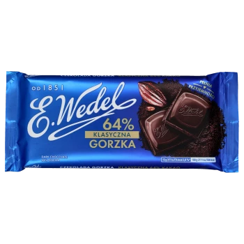 E. Wedel Czekolada gorzka klasyczna 64% 90g