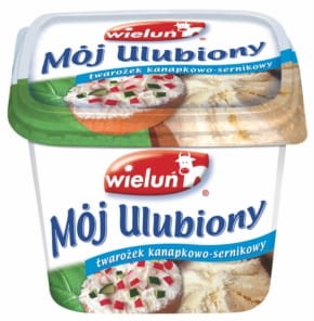 Wieluń Mój Ulubiony Twarożek kanapkowo-sernikowy 450 g