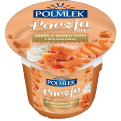 Polmlek Poezja Deser mleczny Lux toffi z bitą śmietanką waniliową 180 g