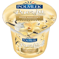 Polmlek Poezja Deser mleczny Lux waniliowy z bitą śmietanką waniliową 180 g