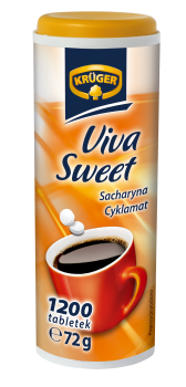 Kruger Viva Sweet Sacharyna Cyklamat Słodzik 1200 tabletek