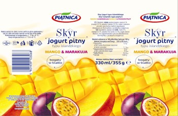 Piątnica Skyr do picia mango marakuja 330 g