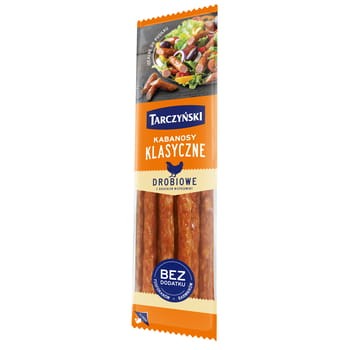 Kabanos Klasyczny Drobiowy Z Dodatkiem Wieprzowiny 300 G Tarczyński