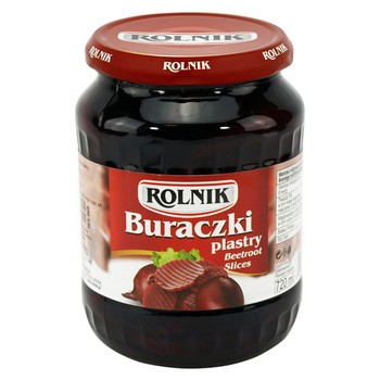Buraczki Plastry 720 Ml Rolnik