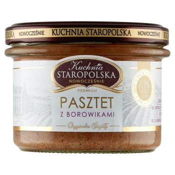 Kuchnia Staropolska Pasztet z borowikami 160 g
