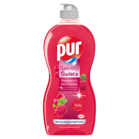 Pur Sekrety Świata Raspberry &amp; Red Currant Płyn do mycia naczyń 450 ml