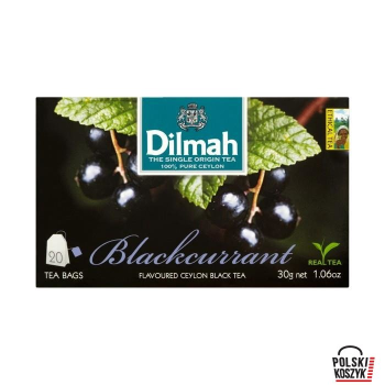 Dilmah Cejlońska czarna herbata z aromatem czarnej porzeczki 30 g (20 torebek)
