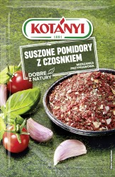 Kotányi Suszone pomidory z czosnkiem mieszanka przypraw 22 g