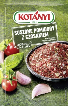Kotányi Suszone pomidory z czosnkiem mieszanka przypraw 22 g