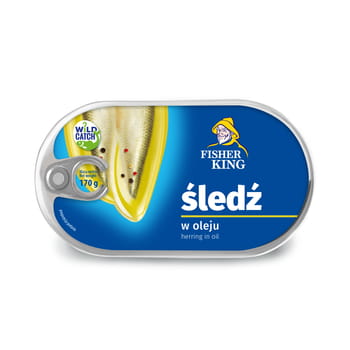 Śledź W Oleju 170G Fisherking
