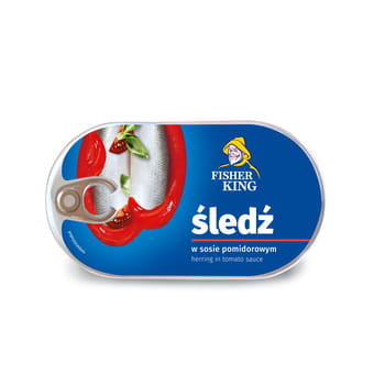 Śledź W Sosie Pomidorowym 170G Fisherking