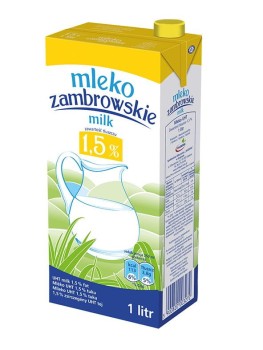 Łaciate Mleko Zambrowskie 1,5% 1 l