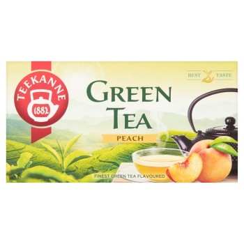Teekanne Green Tea Peach Herbata zielona 35 g (20 torebek)