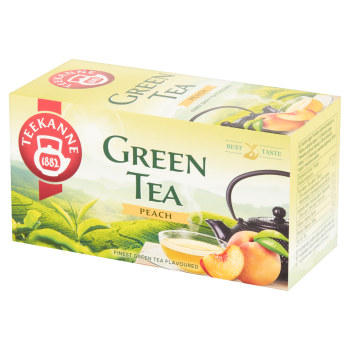 Teekanne Green Tea Peach Herbata zielona 35 g (20 torebek)