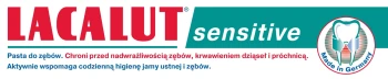 Lacalut Pasta do zębów Sensitive 75 ml + 33%