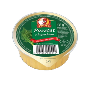 Profi Wielkopolski Pasztet z drobiem i koperkiem 131 g